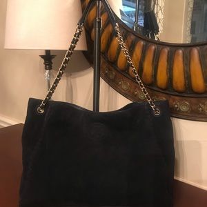 Tory Burch Suede Shoulder Bag